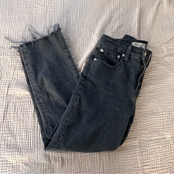 Madewell The Curvy Petite Perfect Vintage Straight Jean in Lunar Wash size 24 P - Picture 3 of 7